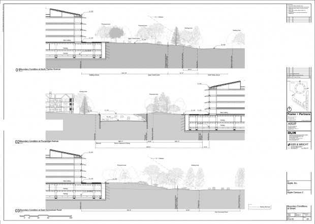 Pl&auml;ne f&uuml;r den Apple Campus 2 von Foster + Partner (Bild: Cupertino City Council)